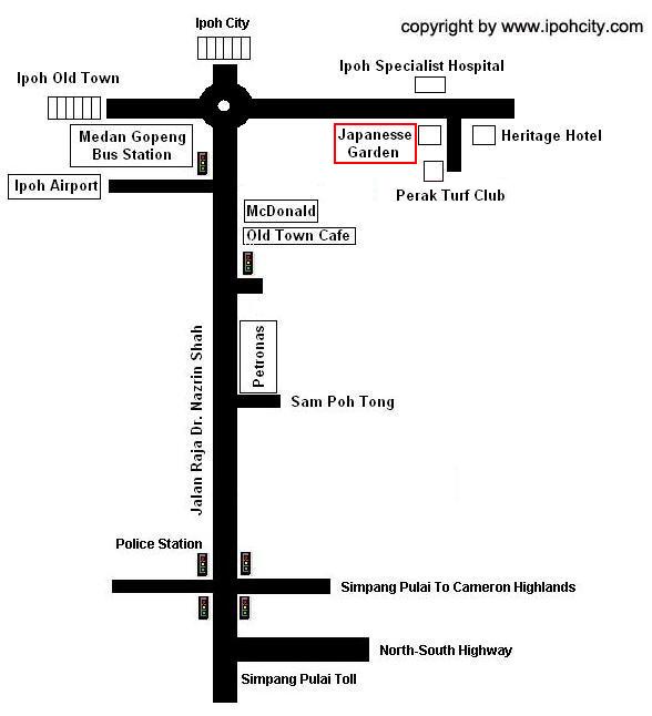 Japanese Garden Map