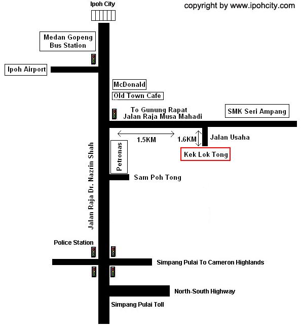 Kek Lok Tong Cave Temple map