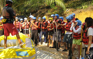 White Water Rafting at Kampar River in Gopeng