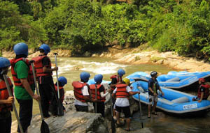 White Water Rafting at Kampar River in Gopeng