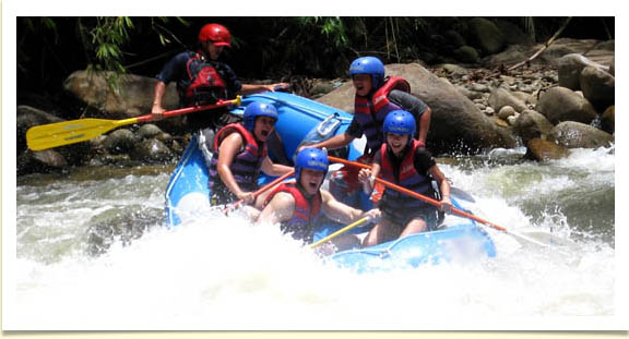 White Water Rafting at Kampar River in Gopeng