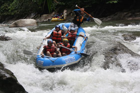 White Water Rafting at Kampar River in Gopeng