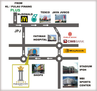 Paragon City Hotel Map