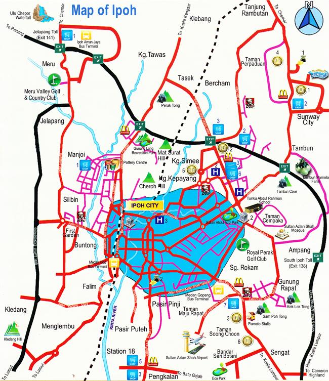 The Banjaran Hostspring Retreat Map
